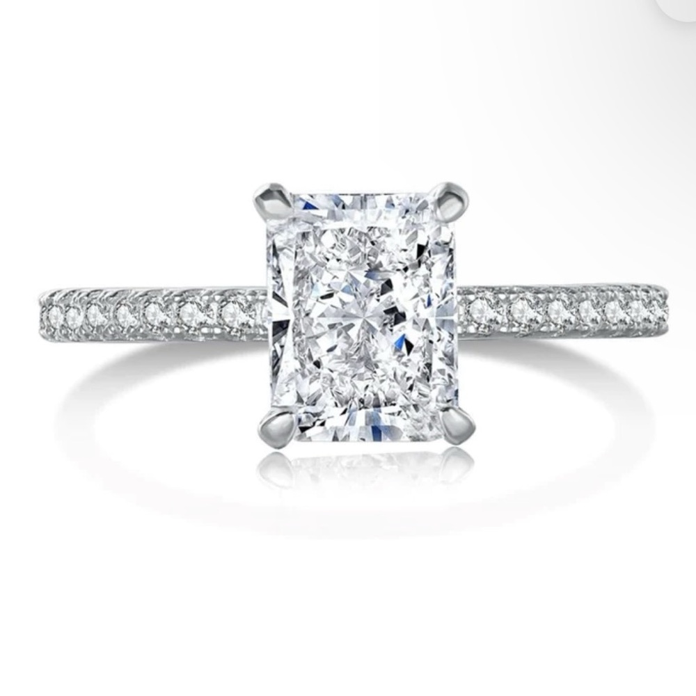 Alaia Radiant cut Sterling Silver Ring